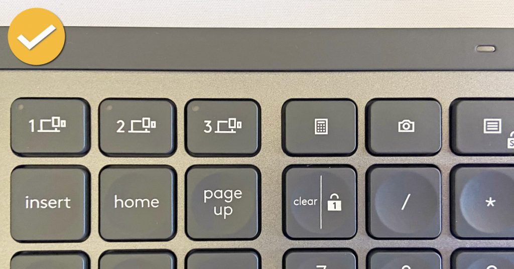 MX Keys Review Mac Media Buttons